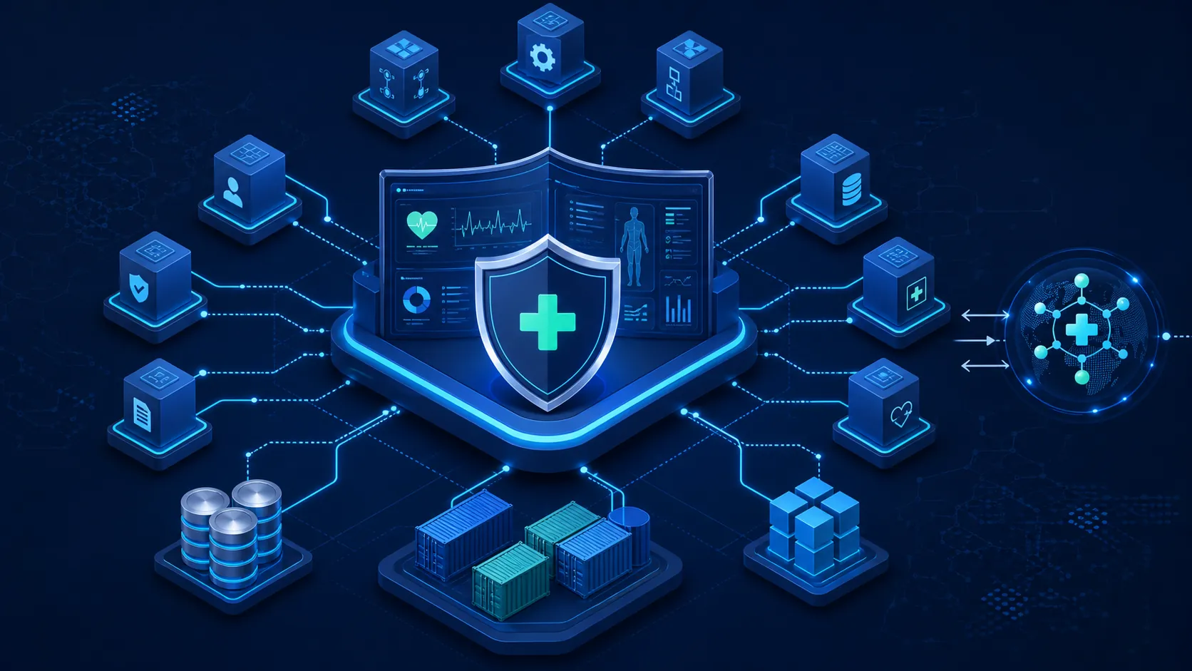 Secure digital health microservices platform